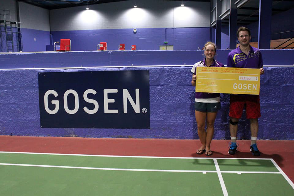 Open Mixed Doubles Winners: Meg Graham & Rowan Henderson