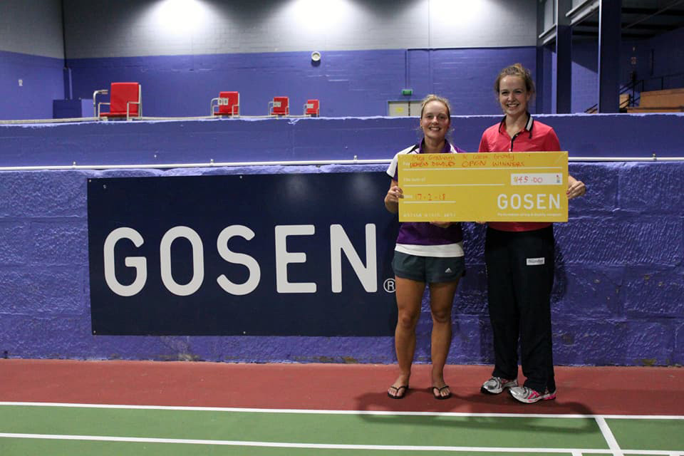 Open Women's Doubles Winners: Meg Graham & Leesa Grundy