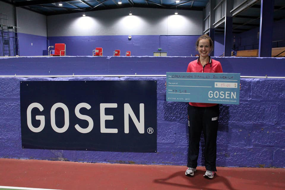 Open Women's Singles Runner-up: Leesa Grundy