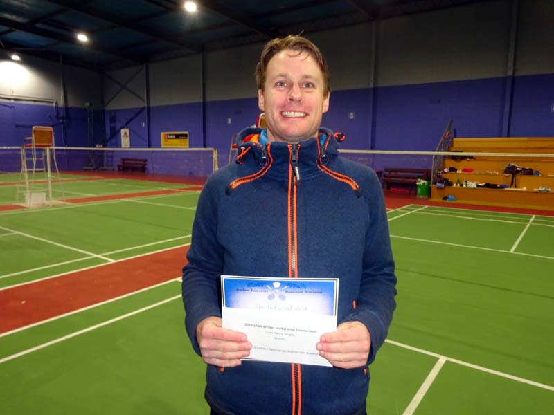 Open Men's Singles Winner: Rowan Henderson